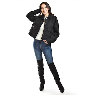 Foto 5 | Foto 5 | Chaqueta Teddy Roman Fashion /juvenil, 121 (negro) Negro