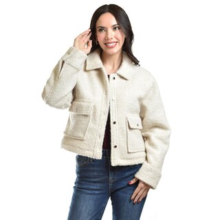 Foto 1 | Foto 1 | Chaqueta Teddy Roman Fashion /juvenil, 121 (hueso) Beige