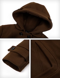 Foto 5 | Foto 5 | Gabardina Coat Tanming De Lana Con Capucha Para Mujer - Venta Internacional.
