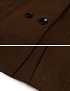 Foto 6 | Foto 6 | Gabardina Coat Tanming De Lana Con Capucha Para Mujer - Venta Internacional.