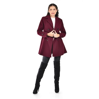 Foto 1 | Foto 1 | Abrigo Tipo Trench Roman Fashion /juvenil 1520 (vino) Vino