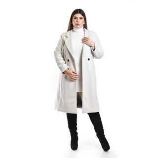 Foto 1 | Foto 1 | Abrigo Largo Beige Roman Fashion para Mujer