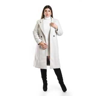 Foto 1 | Foto 1 | Abrigo Largo Beige Roman Fashion para Mujer