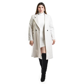 Foto 5 | Foto 5 | Abrigo Largo Beige Roman Fashion para Mujer