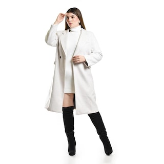 Foto 4 | Foto 4 | Abrigo Largo Beige Roman Fashion para Mujer