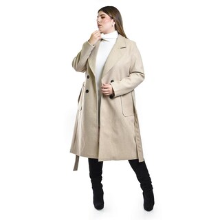 Foto 4 | Foto 4 | Abrigo Largo con Cinto Roman Fashion para Mujer