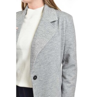 Foto 4 | Foto 4 | Abrigo Largo Roman Fashion Gris para Mujer