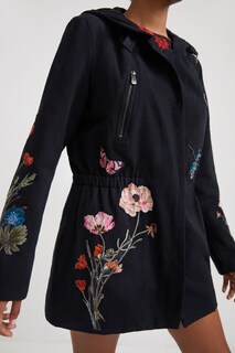 Foto 4 | Foto 4 | Chaqueta Desigual con Capucha color Negro para Mujer
