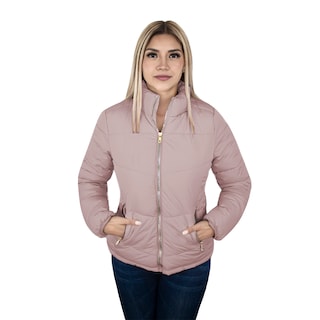 Foto 5 | Foto 1 | Chamarra con Interior de Polar London Rock color Rosa para Mujer