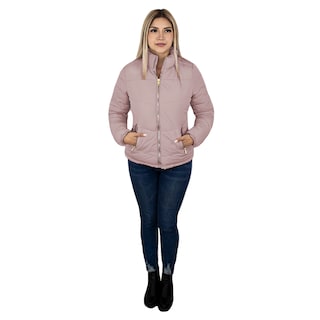 Foto 4 | Foto 2 | Chamarra con Interior de Polar London Rock color Rosa para Mujer