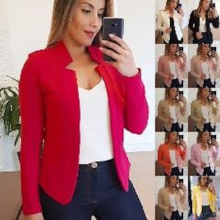 Foto 2 | Foto 2 | Venta Internacional- Saco de Moda para Mujer de Algodón Rojo