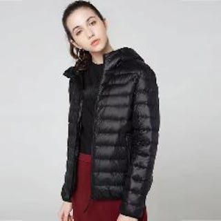 Foto 2 | Foto 2 | Venta Internacional- Chaqueta con Capucha Negra Plumón de Pato para Mujer