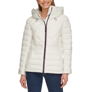 Foto 1 | Foto 1 | Chamarra Tommy Hilfiger Acolchada Ladies' Quilted Mixed Media Jacket Chaqueta Blanca Para Mujer