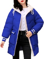 Chamarra Termica De Invierno Para Mujer Katiusha Premium Azul Rey  Mediano