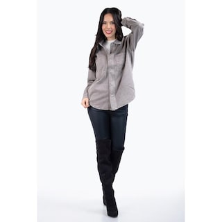 Foto 5 | Foto 5 | Chamarra Oversized De Mezclilla /juvenil, 6829 (gris) Gris