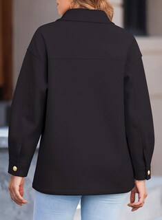 Foto 3 | Foto 3 | Shacket Dokotoo Para Mujer, Manga Larga, Extragrande, De Otoño, Color Negro - Venta Internacional.