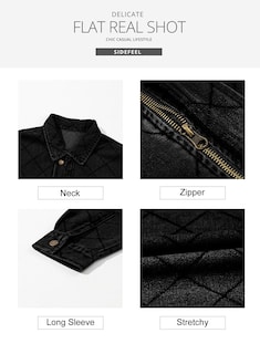 Foto 6 | Foto 6 | Chaqueta Vaquera Sidefeel Negra para Mujer - Venta Internacional