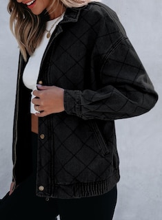 Foto 3 | Foto 3 | Chaqueta Vaquera Sidefeel Negra para Mujer - Venta Internacional