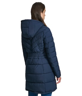 Foto 2 | Foto 2 | Chaqueta Tommy Hilfiger 3/4 Azul Marino para Mujer - Venta Internacional