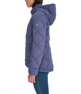 Foto 3 | Foto 3 | Chaqueta Tommy Hilfiger Ligera Con Cremallera Azul Corona Para Mujer - Venta Internacional.