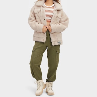 Foto 4 | Foto 4 | Chaqueta Ugg Frankie Sherpa Trucker Para Mujer, Talla M, Natural - Venta Internacional.