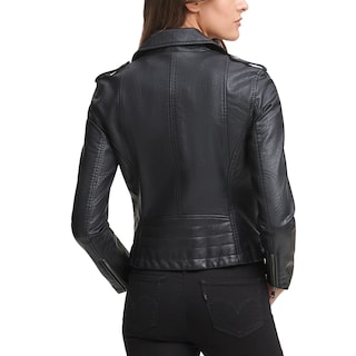 Foto 4 | Foto 4 | Chaqueta Levi's De Piel Sintética Moto Para Mujer Classic Black Xl - Venta Internacional.