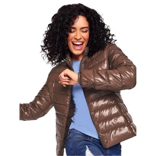 Foto 1 | Foto 1 | Chamarra Ilusión Café para Mujer