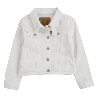 Foto 1 | Foto 1 | Chaqueta Levi's Denim Trucker Blanca Para Niñas Talla L - Venta Internacional.