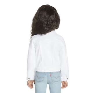 Foto 3 | Foto 3 | Chaqueta Levi's Denim Trucker Blanca Para Niñas Talla L - Venta Internacional.