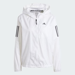 Foto 3 | Foto 3 | Chamarra Own The Run Adidas Blanco Mujer