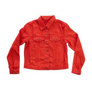 Foto 2 | Foto 2 | Chamarra de Mezclilla Indicum Denim Roja para Mujer