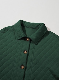 Foto 3 | Foto 3 | Chaqueta Dokotoo De Manga Larga Acolchada De Gran Tamaño Para Mujer, Color Verde L - Venta Internacional.