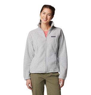 Foto 1 | Foto 1 | Chaqueta Columbia Benton Springs De Forro Polar Con Cierre Completo Para Mujer, Gris, Talla M - Venta Internacional.