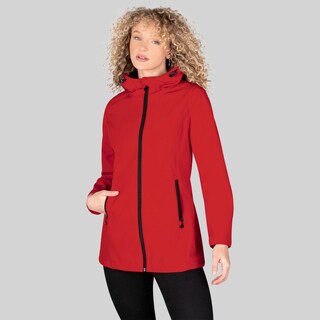 Foto 1 | Foto 1 | Chamarra Greenlander Softshell Impermeable Entallada Y Con Capucha Para Mujer