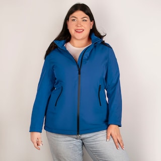 Foto 1 | Foto 1 | Chamarra Greenlander Softshell Azul Polar Impermeable para Mujer