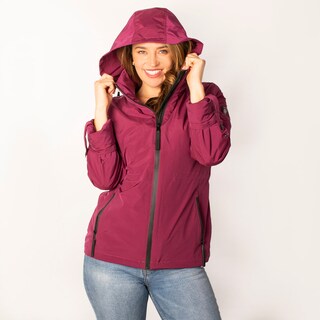 Foto 1 | Foto 1 | Chamarra Greenlander Con Capucha Corte Entallado Y Bolsillos Con Cierre Para Mujer