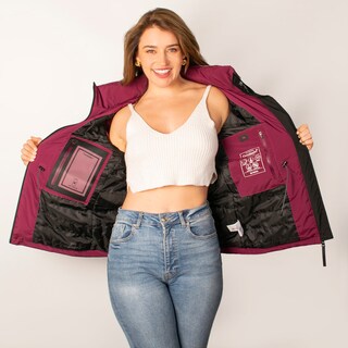 Foto 2 | Foto 2 | Chamarra Greenlander Con Capucha Corte Entallado Y Bolsillos Con Cierre Para Mujer