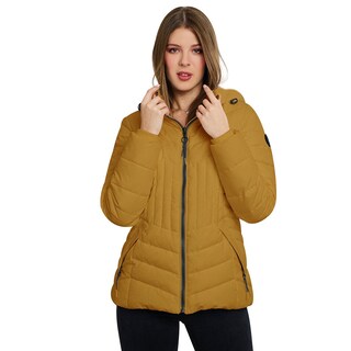 Foto 1 | Foto 1 | Chamarra Greenlander Acolchada Con Capucha Corte Entallado Y Bolsillos Con Cierre Para Mujer