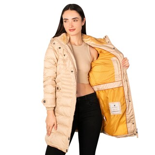 Foto 2 | Foto 2 | Chamarra Greenlander Capitonada Con Gorro Desmontable Para Mujer