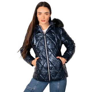 Foto 1 | Foto 1 | Chamarra Greenlander Con Gorro Capitonada Para Mujer