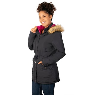 Foto 3 | Foto 3 | Chamarra Greenlander Con Cintura Ajustable Y Gorro De Peluche Doble Vista Para Mujer