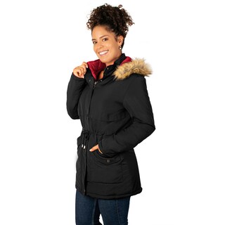 Foto 3 | Foto 3 | Chamarra Greenlander Con Cintura Ajustable Y Gorro De Peluche Doble Vista Para Mujer