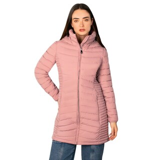 Foto 1 | Foto 1 | Chamarra Greenlander Larga Tipo Plumón Con Cuello Alto Para Mujer