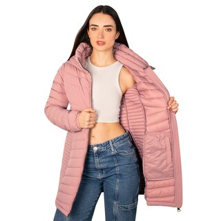 Foto 2 | Foto 2 | Chamarra Greenlander Larga Tipo Plumón Con Cuello Alto Para Mujer