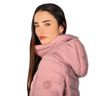 Foto 3 | Foto 3 | Chamarra Greenlander Larga Tipo Plumón Con Cuello Alto Para Mujer