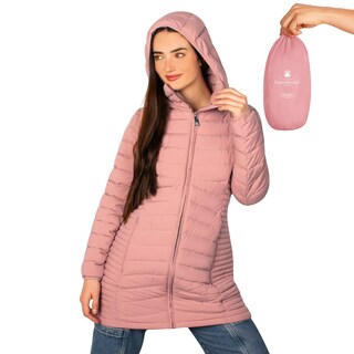 Foto 5 | Foto 5 | Chamarra Greenlander Larga Tipo Plumón Con Cuello Alto Para Mujer