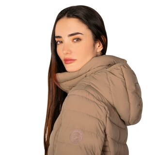 Foto 5 | Foto 5 | Chamarra Greenlander Larga Tipo Plumón Con Cuello Alto Para Mujer