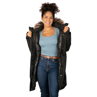 Foto 2 | Foto 2 | Chamarra Greenlander Larga Con Gorro Y Fur Para Mujer