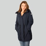 Chamarra Greenlander Rompevientos Con Gorro Fijo Para Mujer