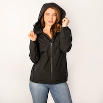 Chamarra Greenlander Rompevientos Ligero Con Capucha Para Mujer